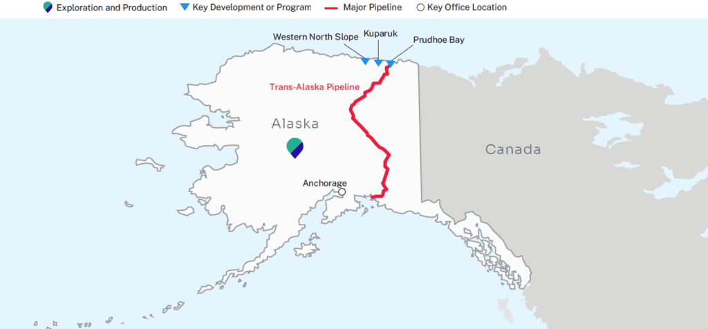 ConocoPhillps залучає FID для розробки проекту вербової нафти на Алясці потужністю 600 млн барелів