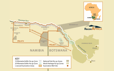 ReconAfrica, Буріння, Kavango West 1X, Намібія